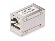 StarTech.com Shielded RJ45 Coupler Inline Cat6a Coupler F/F - network coupler - silver - Silber