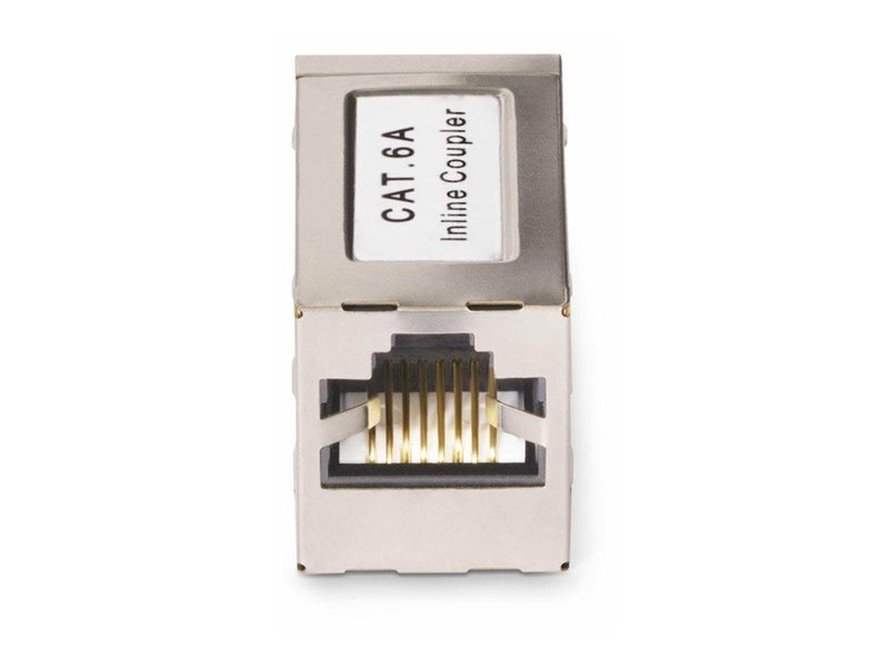 StarTech.com Shielded RJ45 Coupler Inline Cat6a Coupler F/F - network coupler - silver - Silber