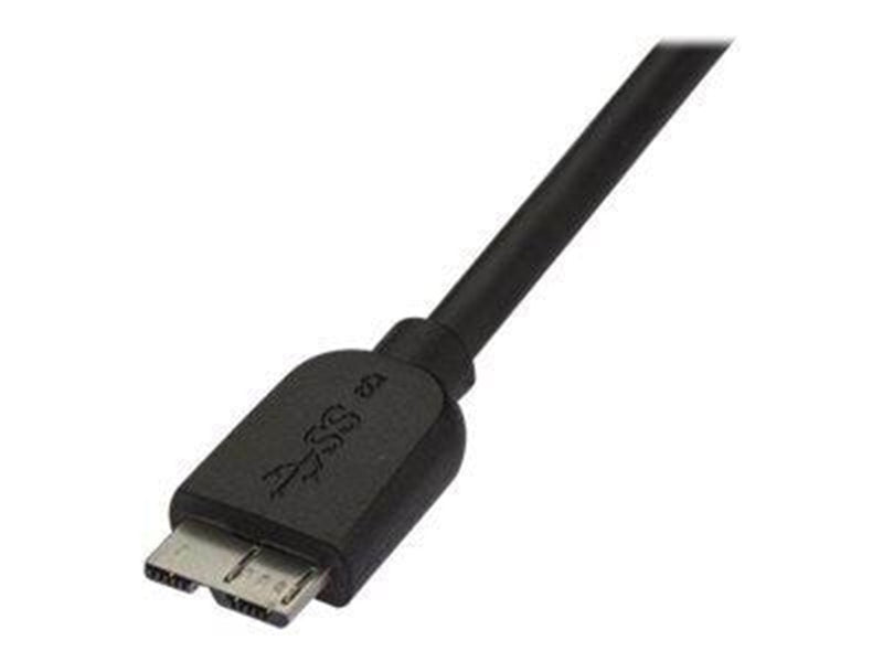 StarTech.com Short Slim SuperSpeed USB 3.0 A to Micro B Cable - M/M - USB cable - 15 cm