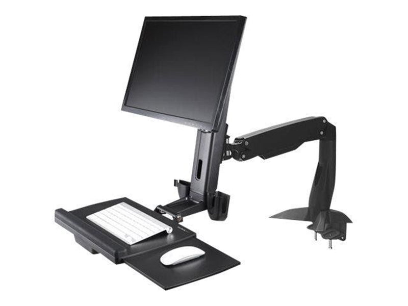 StarTech.com Sit-Stand Workstation Wall Mount - Single Monitor