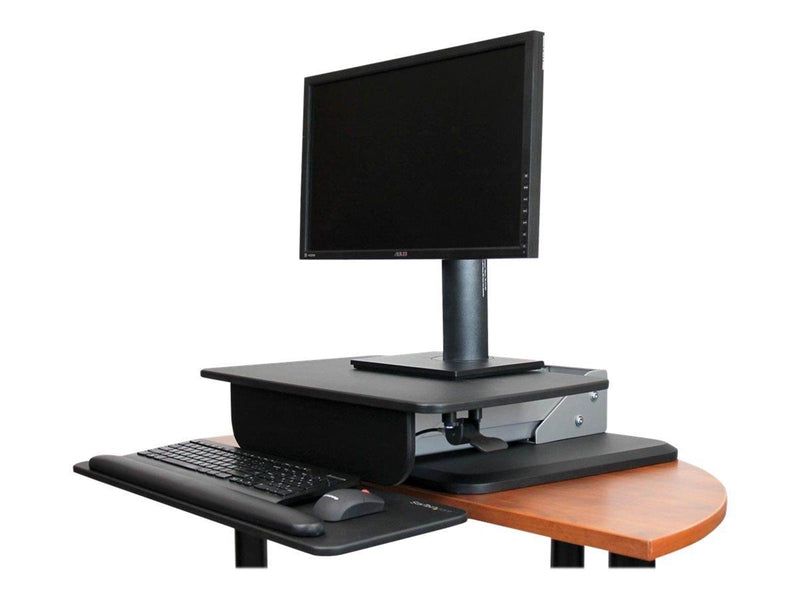 StarTech.com Sit to Stand Workstation with One Touch Height Adjustment - mounting kit