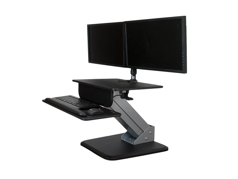 StarTech.com Sit to Stand Workstation with One Touch Height Adjustment - mounting kit