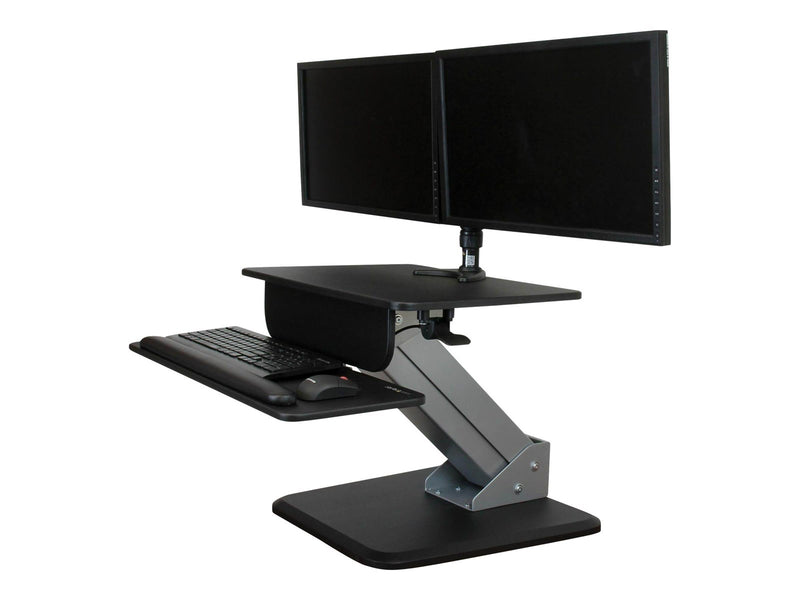 StarTech.com Sit to Stand Workstation with One Touch Height Adjustment - mounting kit