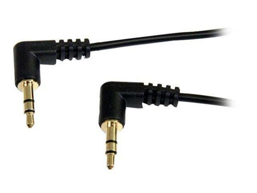 StarTech.com Slim 3.5mm Right Angle Stereo Audio Kabel - Audiokabel - digitalt Audio
