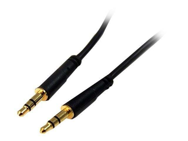 StarTech.com Slim 3.5mm Stereo Audio Kabel - Audiokabel - digitalt Audio
