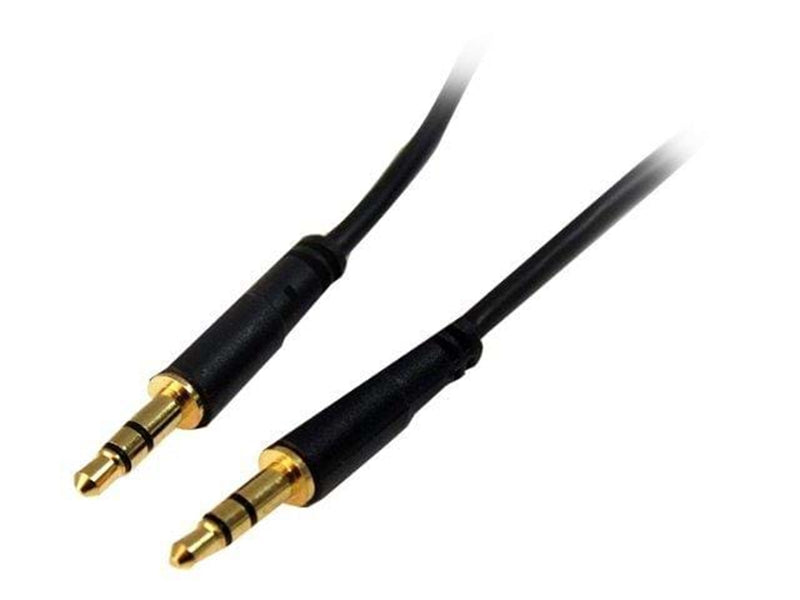 StarTech.com Slim 3.5mm Stereo Audio Kabel - Audiokabel - digitalt Audio