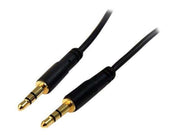 StarTech.com Slim 3.5mm Stereo Audio Kabel - Audiokabel - digitalt Audio