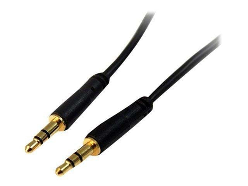 StarTech.com Slim 3.5mm Stereo Audio Kabel - Audiokabel - digitalt Audio
