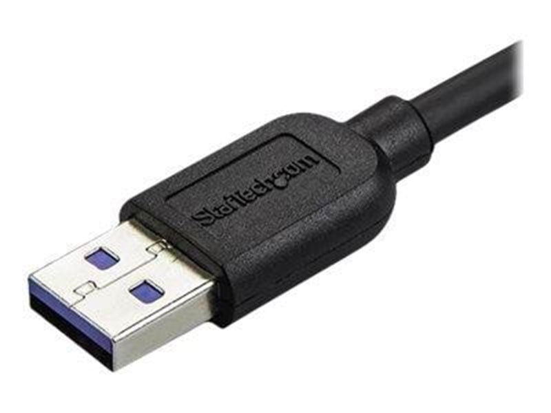 StarTech.com Slim Left-Angle Micro USB 3.0 Cable - M/M - USB 3.1 Gen 1 - USB cable - 50 cm