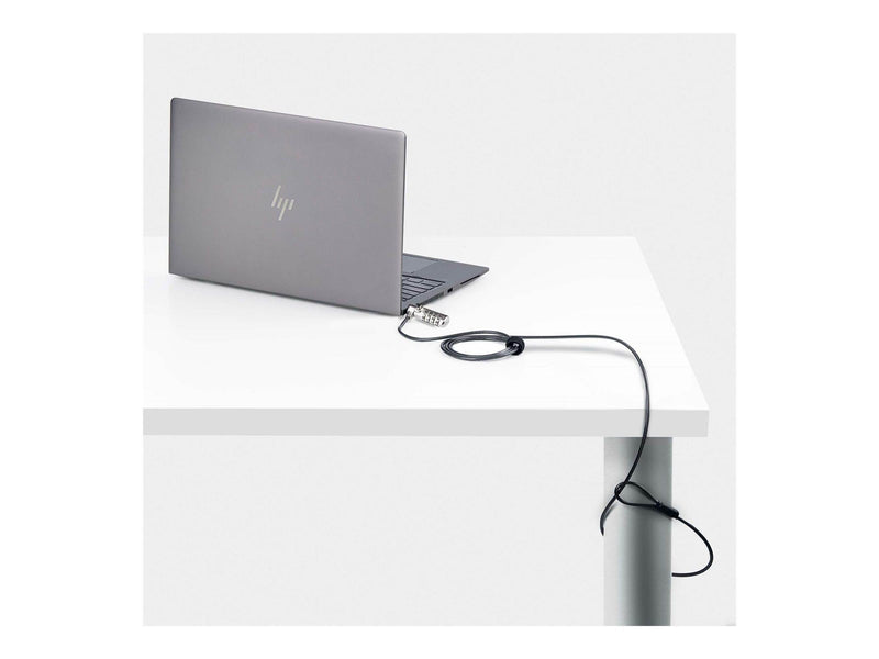 StarTech.com Slim Lock K-Slot Compatible 6.6ft Combination Locking Cable - security cable lock - TAA Compliant