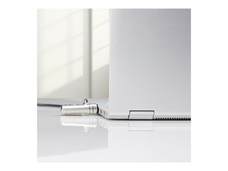 StarTech.com Slim Lock K-Slot Compatible 6.6ft Combination Locking Cable - security cable lock - TAA Compliant