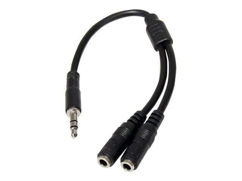 StarTech.com Slim Stereo Splitter Cable