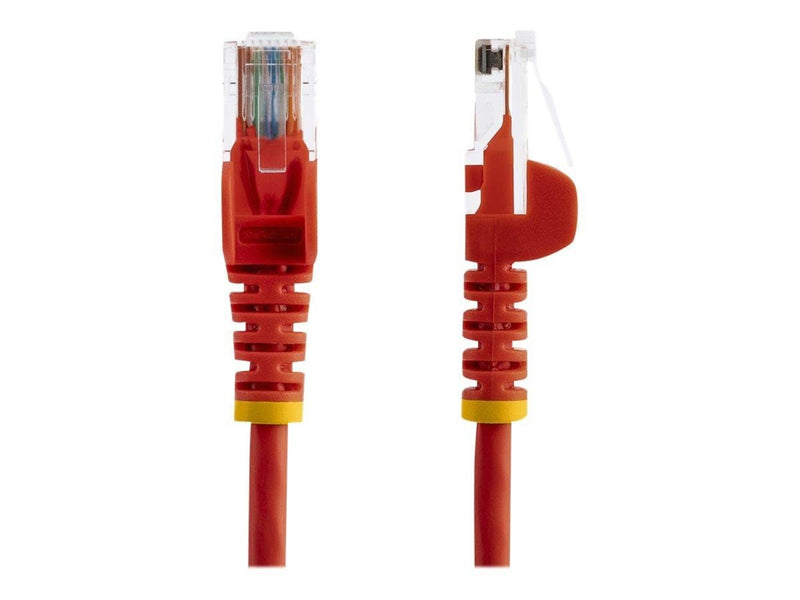 StarTech.com Snagless Cat 5e UTP Patch Cable - Rot - 3m