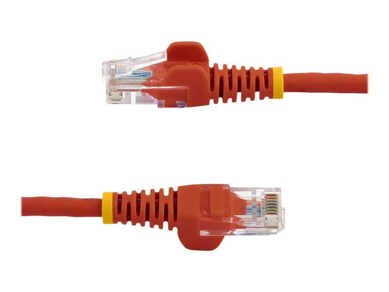 StarTech.com Snagless Cat 5e UTP Patch Cable - Rot - 3m