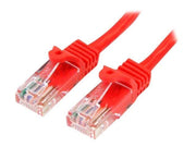 StarTech.com Snagless Cat 5e UTP Patch Cable - Rot - 3m