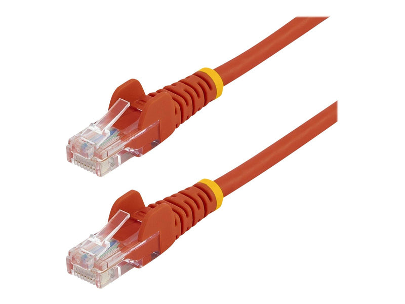 StarTech.com Snagless Cat 5e UTP Patch Cable - Rot - 3m