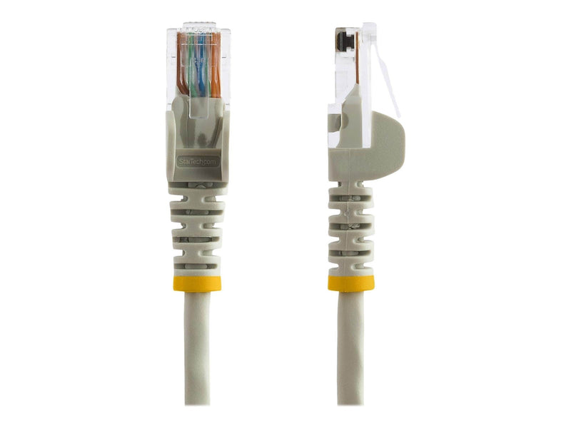 StarTech.com Snagless Cat 5e UTP Patch Cable - patch cable - 3 m - grey - Grau - 3m