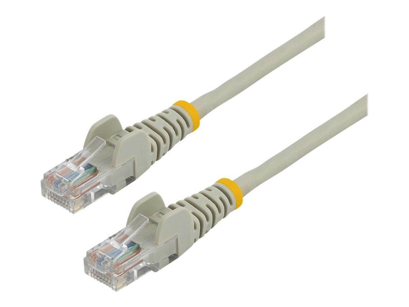 StarTech.com Snagless Cat 5e UTP Patch Cable - patch cable - 3 m - grey - Grau - 3m