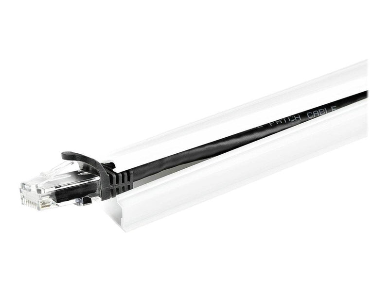 StarTech.com Solid Cable Management Raceway with Adhesive Tape & Cover 2 m