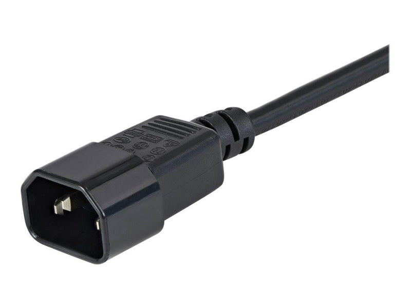 StarTech.com Standard Computer Power Cord Extension C14 to C13 - power extension cable - 1 m