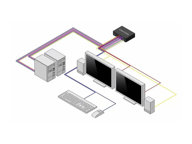 StarTech.com Startech - KVM switch - secure - 2 ports - TAA Compliant