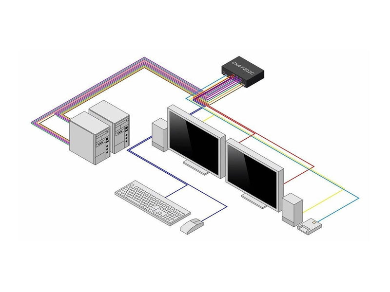 StarTech.com Startech - KVM switch - secure - 2 ports - TAA Compliant