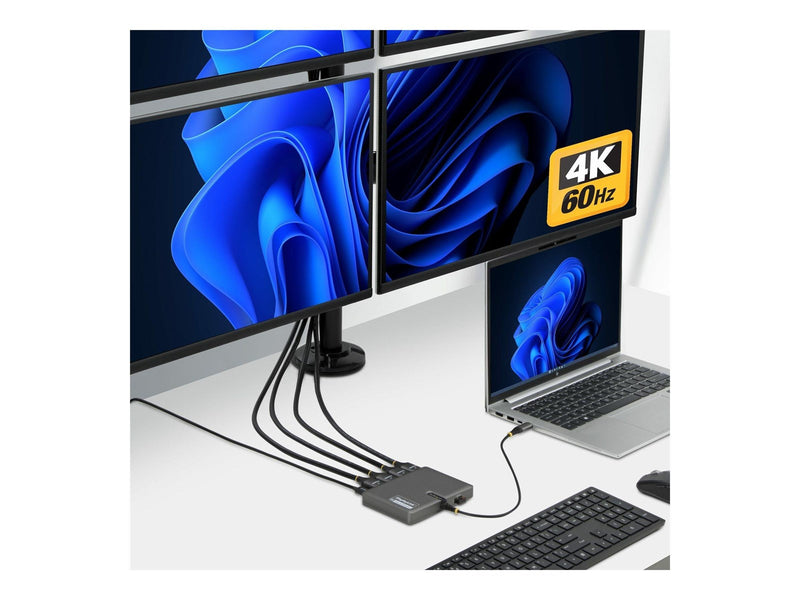 StarTech.com Startech - docking station - USB-C - 4 x HDMI - TAA Compliant