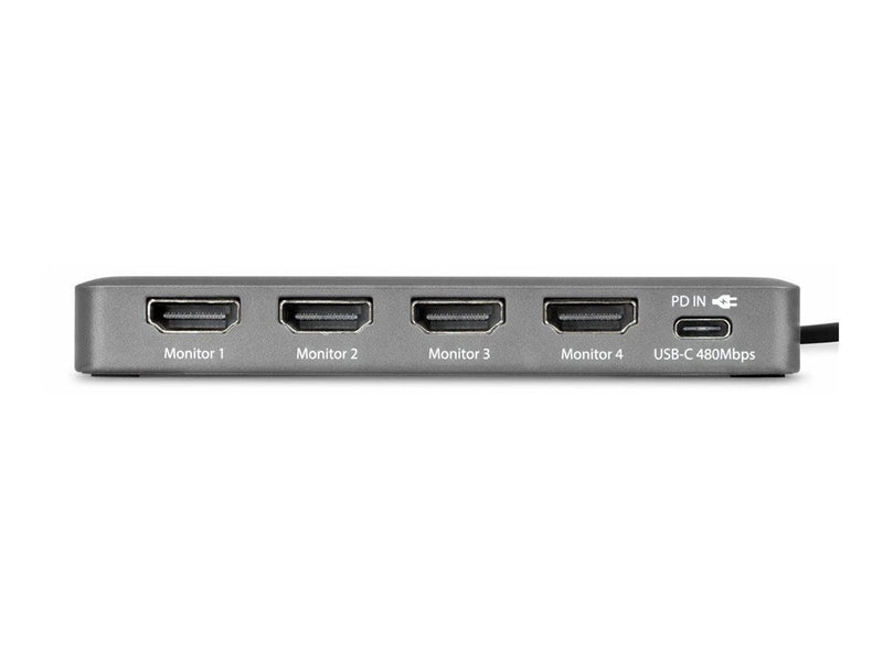 StarTech.com Startech - docking station - USB-C - 4 x HDMI - TAA Compliant