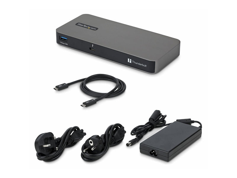 StarTech.com Startech - docking station - USB4 / Thunderbolt 4 / Thunderbolt 5 - 3 x Thunderbolt 5