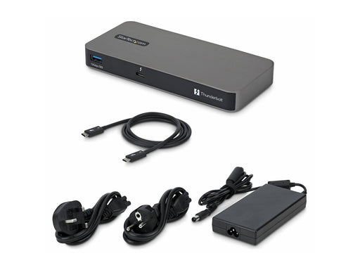 StarTech.com Startech - docking station - USB4 / Thunderbolt 4 / Thunderbolt 5 - 3 x Thunderbolt 5