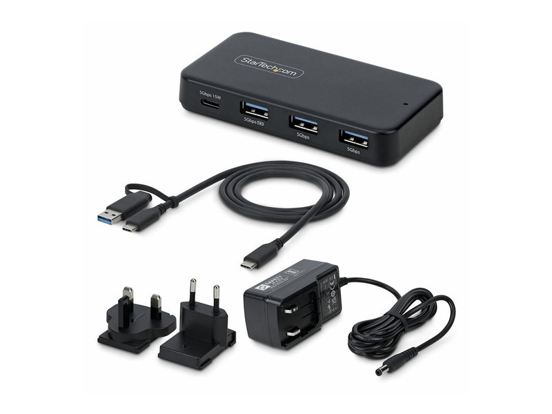 StarTech.com Startech - hub - 4 ports USB-Hubs - 4 - Schwarz