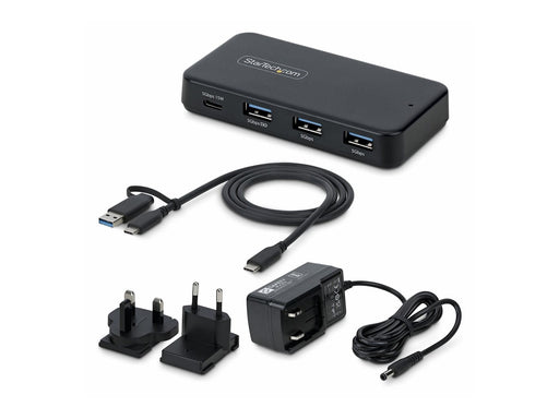 StarTech.com Startech - hub - 4 ports USB-Hubs - 4 - Schwarz