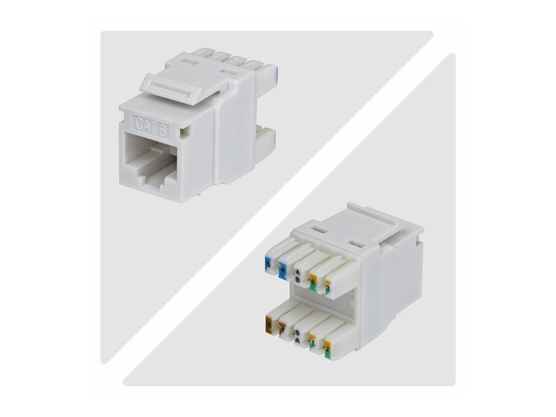 StarTech.com Startech keystone jack - 180° 110 punch down - TAA Compliant