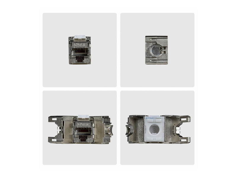 StarTech.com Startech keystone jack - shielded 180° toolless - TAA Compliant