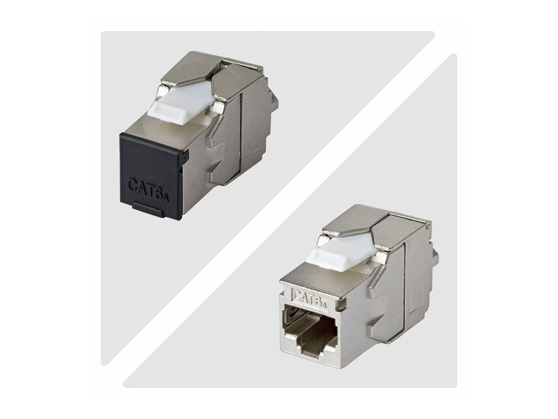 StarTech.com Startech keystone jack - shielded 180° toolless - TAA Compliant