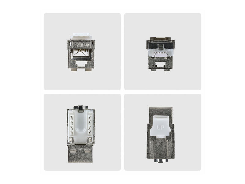 StarTech.com Startech keystone jack - shielded 90° toolless - TAA Compliant