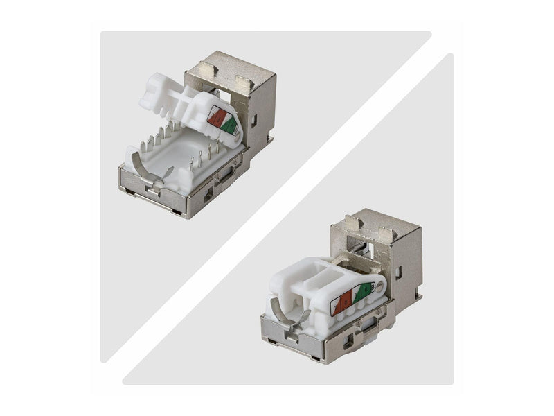 StarTech.com Startech keystone jack - shielded 90° toolless - TAA Compliant