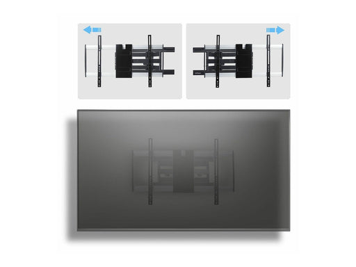 StarTech.com Startech mounting kit - articulating - for flat panel - low profile VESA 600x400 45Kg - black silver - TAA Compliant - Max 45 kg - recommended for 65"