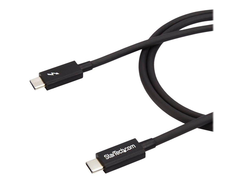 StarTech.com Thunderbolt 3 (20Gbps) USB C Cable - Black - 1m