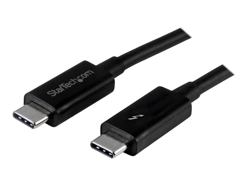 StarTech.com Thunderbolt 3 (20Gbps) USB C Cable - Black - 1m