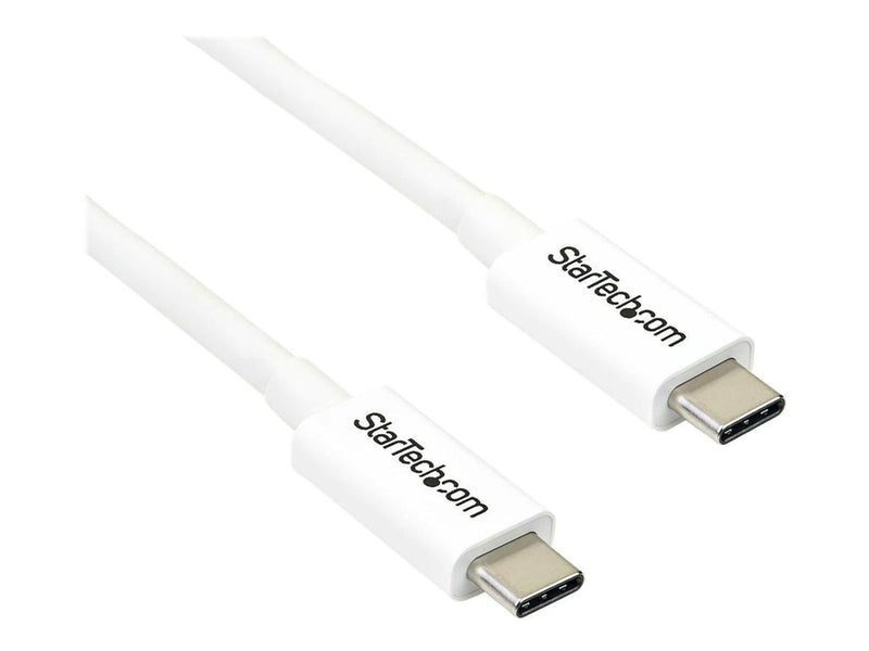StarTech.com Thunderbolt 3 (20Gbps) USB C Cable - White - 2m