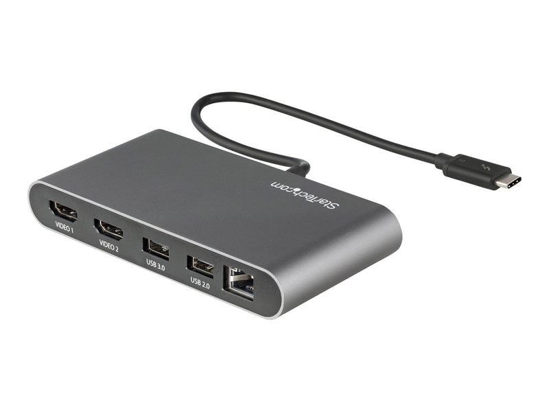 StarTech.com Thunderbolt 3 Mini Dock - 2× HDMI - 1GbE