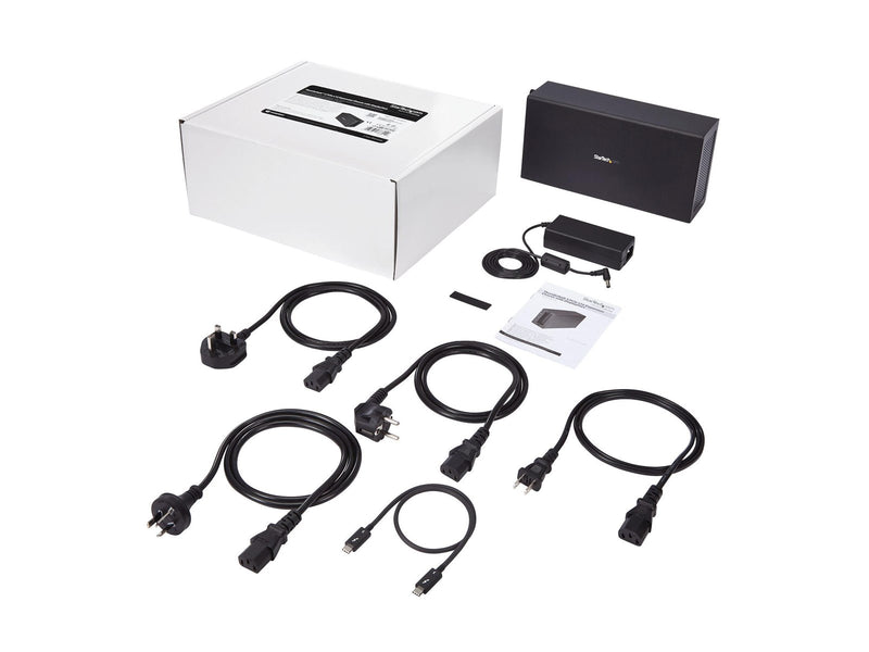 StarTech.com Thunderbolt 3 PCIe Expansion Chassis with DisplayPort - PCIe x16 - system bus extender - DP
