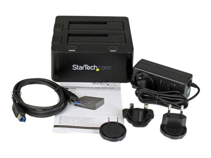 StarTech.com USB 3.0 Dual SSD/HDD Dock w/ UASP für 2.5/3.5in