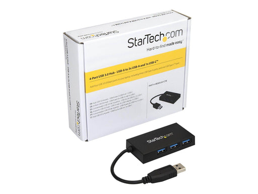 StarTech.com USB 3.0 Hub 4-Port USB-Hubs - 4 - Schwarz