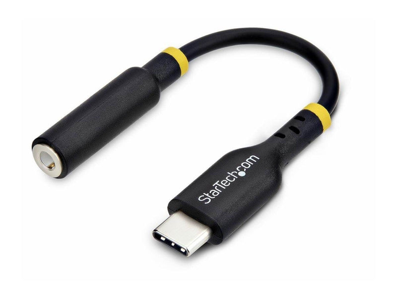 StarTech.com USB-C Audio Adapter to 3.5mm TRRS Jack Headphone Aux Dongle - USB-C to headphone jack adapter - 12.7 cm