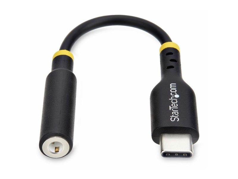 StarTech.com USB-C Audio Adapter to 3.5mm TRRS Jack Headphone Aux Dongle - USB-C to headphone jack adapter - 12.7 cm