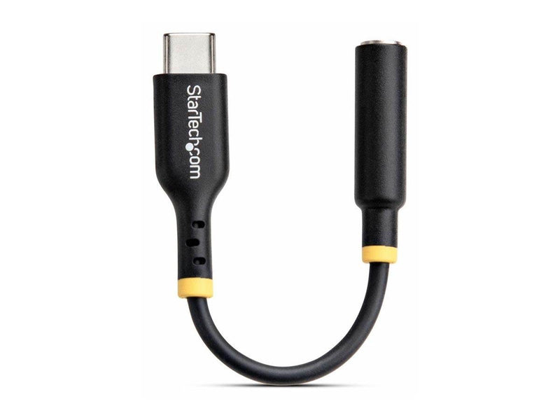 StarTech.com USB-C Audio Adapter to 3.5mm TRRS Jack Headphone Aux Dongle - USB-C to headphone jack adapter - 12.7 cm