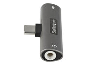 StarTech.com USB C Audio & Charge Adapter - 3.5mm TRRS - 60W PD