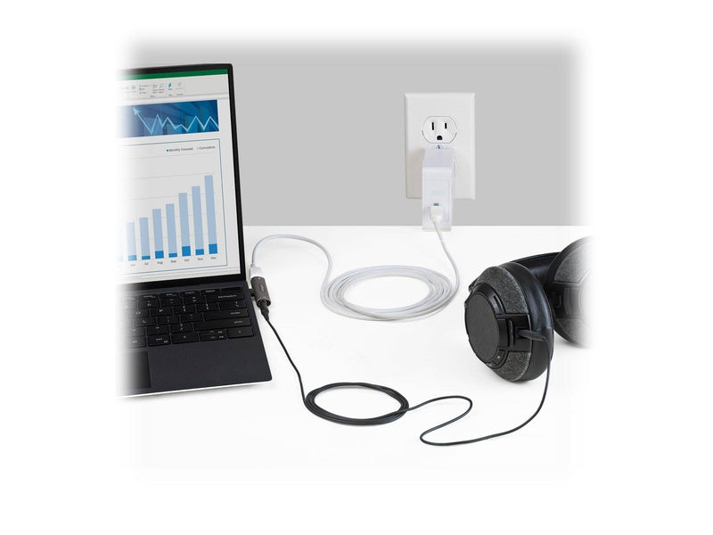 StarTech.com USB C Audio & Charge Adapter - 3.5mm TRRS - 60W PD